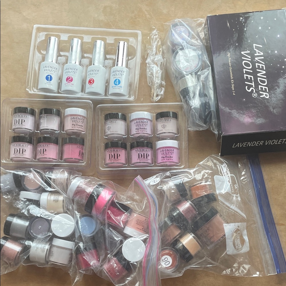 Lavender Violets Nail Dip Powder Set